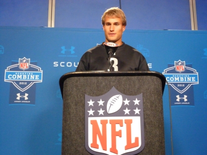 Michigan State Quarterback Kirk Cousins at the NFL Scouting Combine